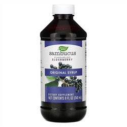 Nature's Way, стандартизированный экстракт бузины, оригинальный сироп, 240 мл (8 жидк. унций)