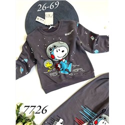Костюм 7726 серый