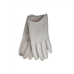 Укороченные женские перчатки, цвет  бело-серый