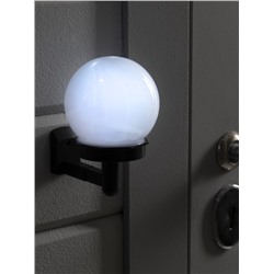 Садовый светильник «Шар», уличный, на солнечной батарее, 14×15×10 см, 1 LED, свечение белое