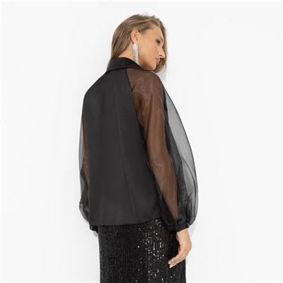 Блуза из атласа и органзы, Теория красоты (элегант)