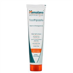 Himalaya, Botanique, зубная паста, ним и гранат, без фтора, 150 г (5,29 унции)