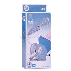 Пазл 3D "Слон" в коробке