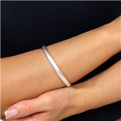 Браслет женский раздвижной на руку, жесткий металический, покрытие посеребрение, №016035, арт. 001.341