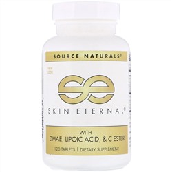 Source Naturals, Вечность кожи с ДMAЭ, липоевой кислотой и сложноэфирный витамин C, 120 таблеток