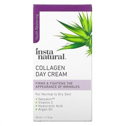 InstaNatural, дневной крем с коллагеном, 50 мл (1,7 жидк. унции)