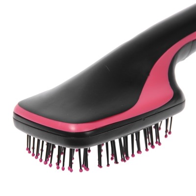 УЦЕНКА Фен-щетка для волос LuazON LFS-01, 220 В, 1600 Вт, 3 режима, чёрно-розовый