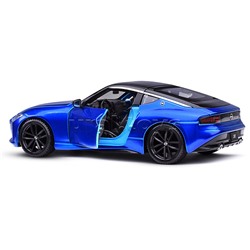 Машинка die-cast 2023 Nissan Z, 1:24, синяя, открывающиеся двери