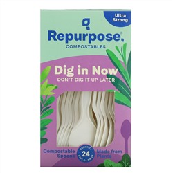 Repurpose, сверхпрочные, биоразлагаемые ложки, 24 шт.