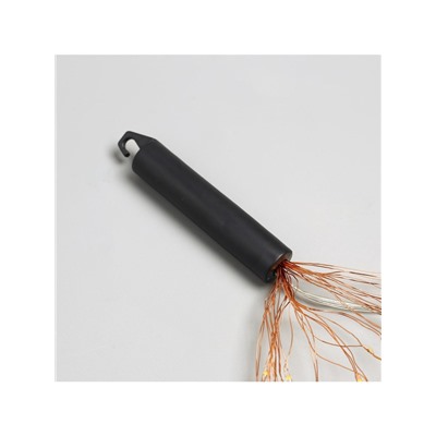 Гирлянда «Конский хвост» 20 нитей по 2 м, IP20, медная нить, 400 LED, свечение тёплое белое, 12 В