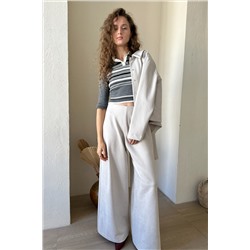 Брюки эко-замша  BASE102/01/Бежевый