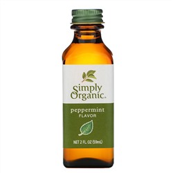 Simply Organic, Экстракт перечной мяты, 2 жидкие унции (59 мл)
