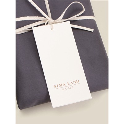 Наволочка SL Home Graphite, 70×70+3 см, сатин, хлопок 100%