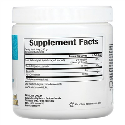 Natural Factors, Womensense, PCOSense, 4.55 oz ( 129 g)