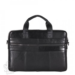Портфель мужской кожаный 33773Z black Zinimsk
