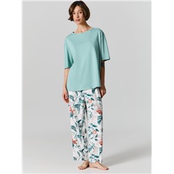 КОМПЛЕКТ ЖЕНСКИЙ (ФУТБОЛКА, БРИДЖИ) 592541