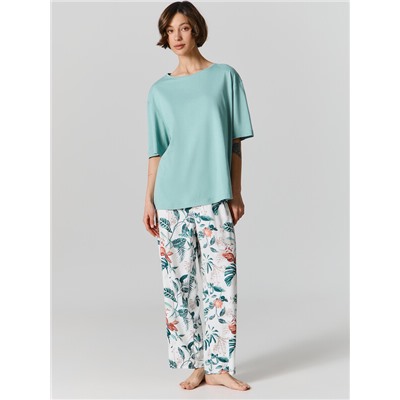 КОМПЛЕКТ ЖЕНСКИЙ (ФУТБОЛКА, БРИДЖИ) 592541