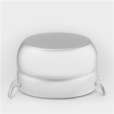 Кастрюля алюминиевая, 4.5 л, металлическая крышка