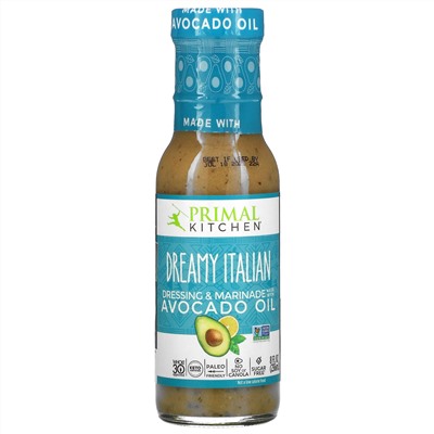 Primal Kitchen, Dreamy Italian Dressing & Marinade Made With Avocado Oil, 8 fl oz (236 ml)