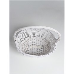 Набор корзин плетёных, овальные 3 шт. L:39×29 см, Н12 см/37 см, дно 32×22 см M:32×25xH11xHH32xB26×17 S:26x