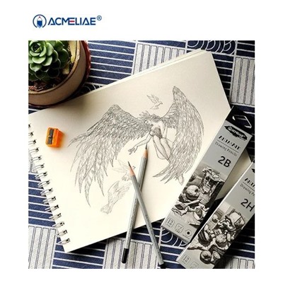 Карандаш чернографитный ACMELIAE 8B, 1 шт.