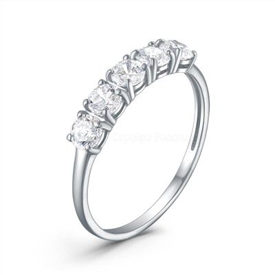 Серьги из серебра с фианитами родированные 925 пробы S2180771010р