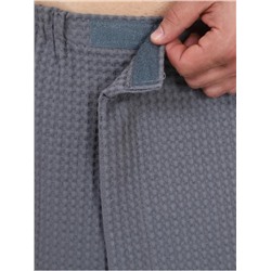 Накидка вафельная мужская с вышивкой