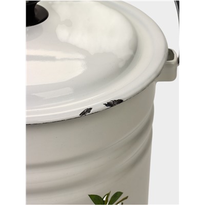 УЦЕНКА Ведро ц/шт. с/кр 10 л (белая)СА