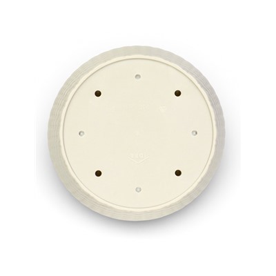 Горшок для цветов с поддоном «Ротанг», 4.7 л, d=15 см, h=14 см, пластиковый, белый