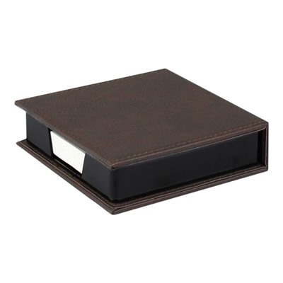 Подарочный набор Ежедневник недатированный А5 320стр. "ШЕВРЕТ ГЛОСС ТАБАЧНЫЙ" + подставка с блоком 70560 Феникс