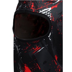 Маска-балаклава Crazy, размер универсальный, чёрная