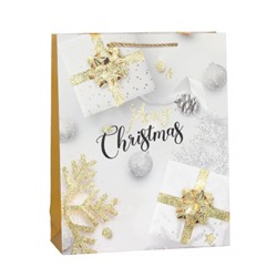 Пакет подарочный 26х32х10 / 362-33-M /уп 12/480/Новый год