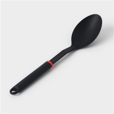 Ложка гарнирная Доляна Picanto, цвет чёрный