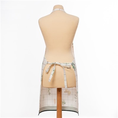 Фартук «Этель» Flora 60×70 см, 100% хлопок, саржа 190 г/м²