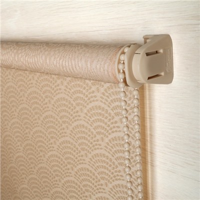Штора рулонная «Дольче вита», 45×160 см, цвет бежевый