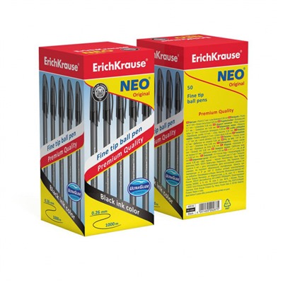 Ручка шариковая Neo Original черная 0.7мм 46516 ErichKrause