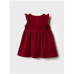 Комплект детский для девочек: сарафан текстильный, джемпер трикотажный (футболка с длинными рукавами