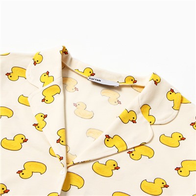 Пижама женская (рубашка, брюки) KAFTAN Duck, размер 52-54