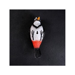 Садовая фигура из полистоуна «Дятел», подвесная, 10.5×9×23.5 см