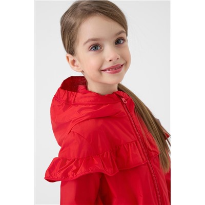 Куртка текстильная с полиуретановым покрытием для девочек (ветровка) PLAYTODAY, 1243048