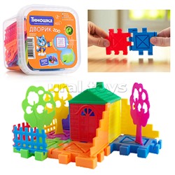 Конструктор "Дворик ZOO" 25 деталей