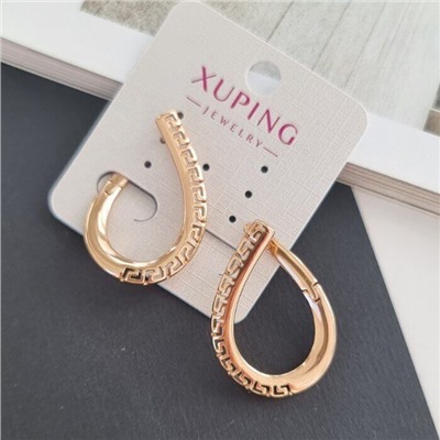 Серьги коллекция "Xuping" , покрытие: позолота, Х000446982, арт.001.650
