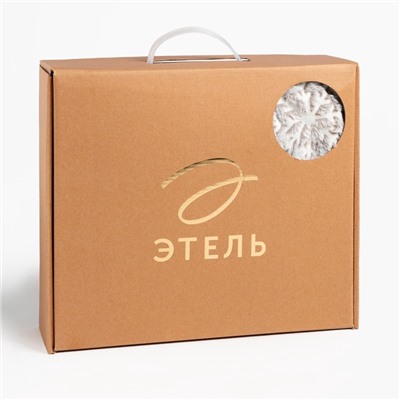 Плед с рукавами светящийся в темноте «Этель. Снежинки», 150×200 см