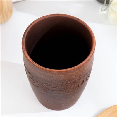 Стакан «Вьюнок‎‎», 300 мл, красная глина