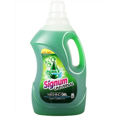 Гель Signum UNIVERSAL CLOVIN для стирки Цветных и Светлых тканей 3л (3,3л), (100 стирок) 501232/779446