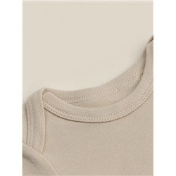 Набор боди SL HOME, рост 80-86 см, бежевый, кофейный