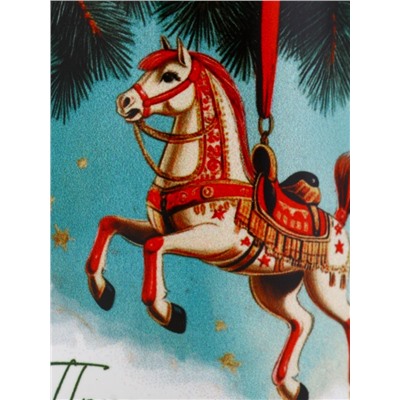 Кружка новогодняя керамическая «Приятных сюрпризов!», лошадь, 320 мл