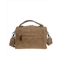 Женская сумка из искусственной кожи, цвет коричневый