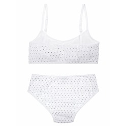 Комплект трикотажный для девочек: топ, трусы