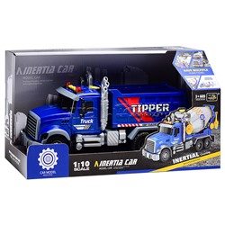 Машина "Самосвал" на батарейках, в коробке